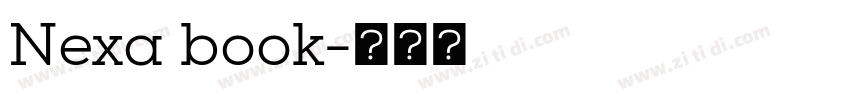 Nexa book字体转换